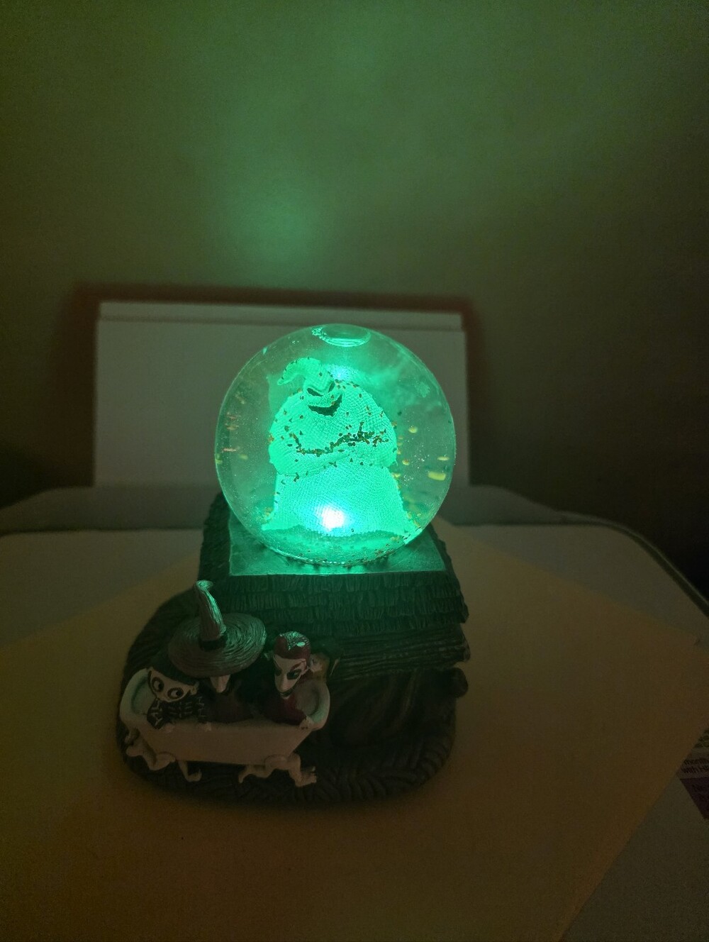 Disney The Nightmare Before Christmas Oogie Boogie Snow Globe